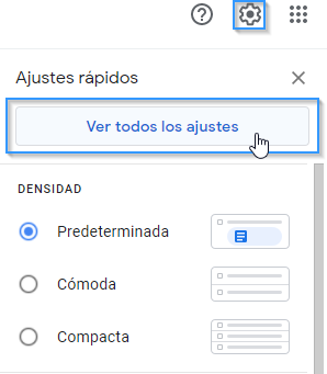 Abrir Ajustes Gmail